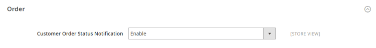 Customer Order Status Notification